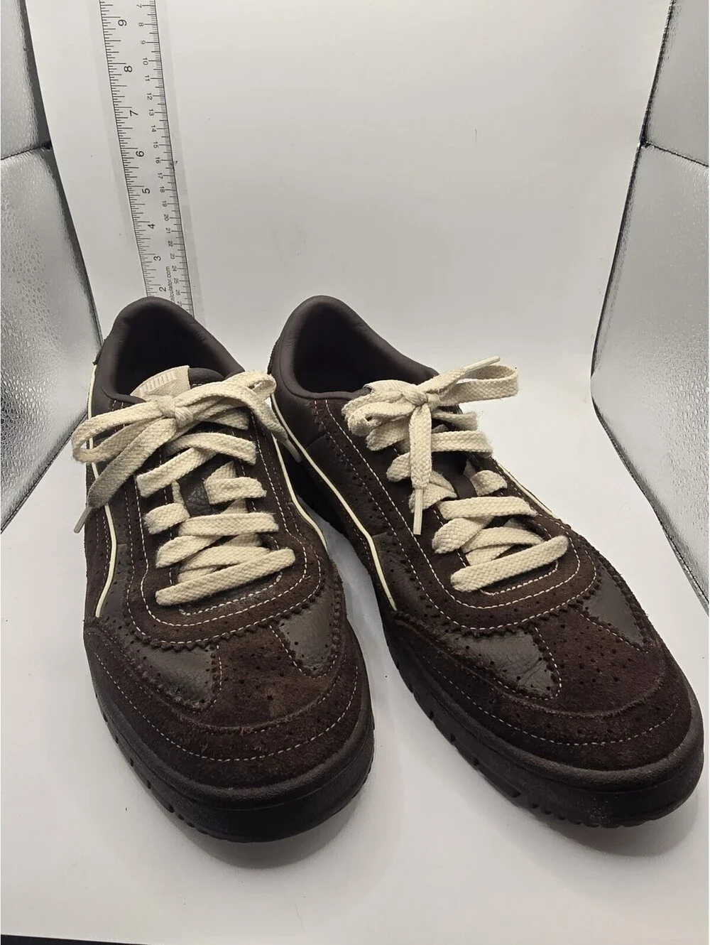 PUMA Size 12 We Are Legends Neo Renaissance Premier Court  Mens Brown Sneakers